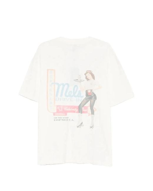 Represent White "Mel's Dinner" T-Shirt for men
