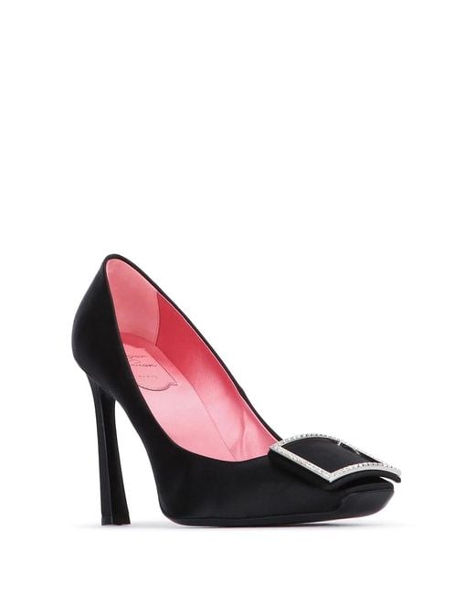 Roger Vivier Black Trompette Strass B Dec 100