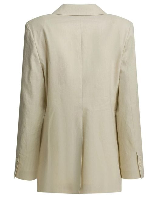 Ines De La Fressange Paris Natural Linen Jacket