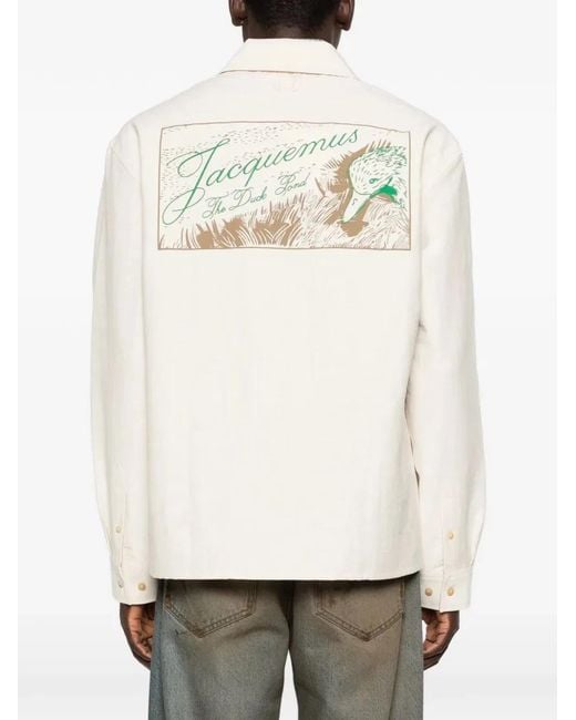 Jacquemus White Le Chemise Mecano for men