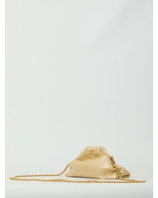 Stella McCartney Metallic Mini Falabella Drawstring Crossbody Bag
