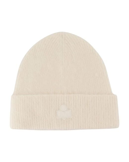 Isabel Marant Natural Peeta Beanie – – Wool –