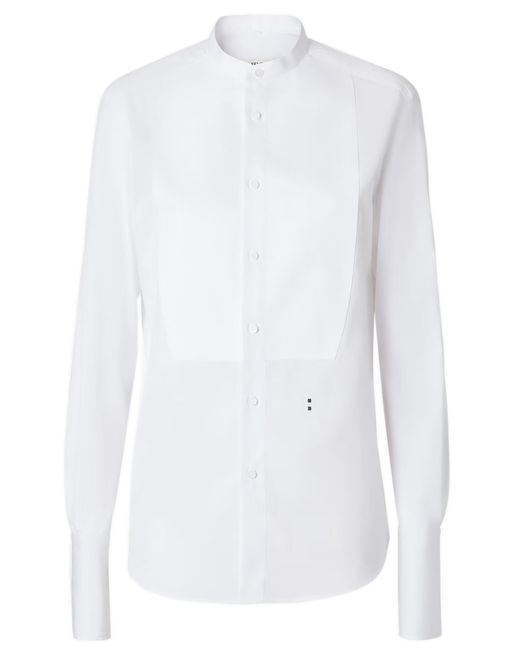 Fendi White Slim Poplin Shirt