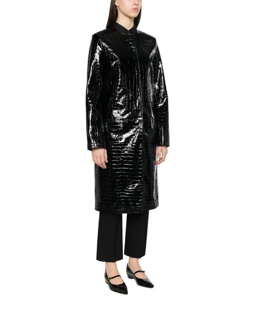 Totême  Black Leather Jacket
