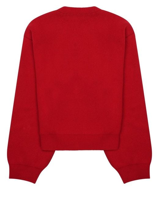 Céline Red Maglia Con Logo