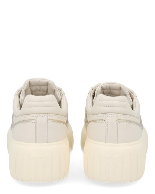 Hogan White Sneaker Hstripes