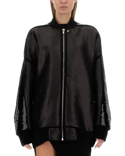 Rick Owens Black Bomber Jumbo Peter