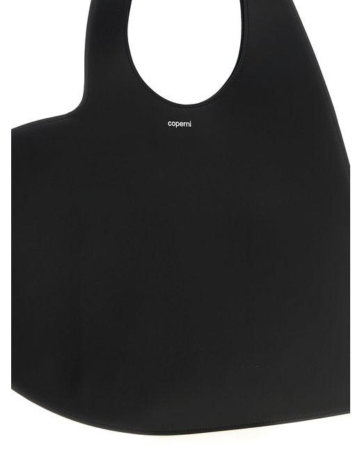 Coperni Women's Black 'Heart' Shoulder Bag