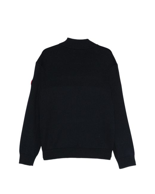 Canada Goose Blue Hybridge Wool Jacket for men