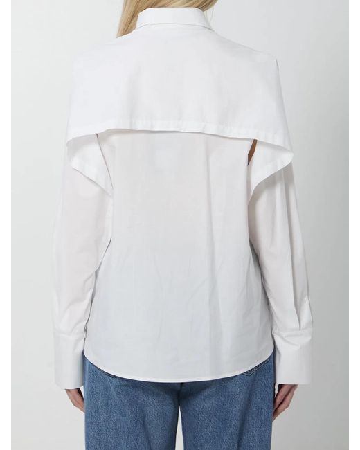 FEDERICA TOSI White Open Sleeve Shirt
