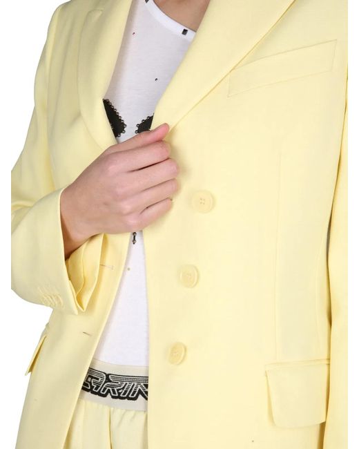 Stella McCartney Yellow Double-Breasted Jacket