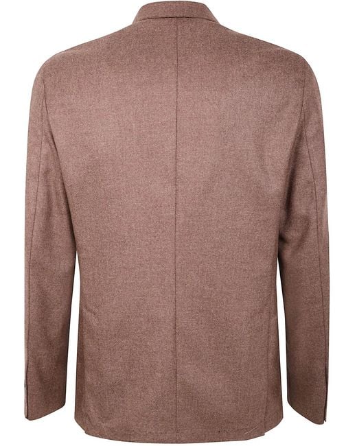 Barba Napoli Brown "Easy Mono" Jacket for men