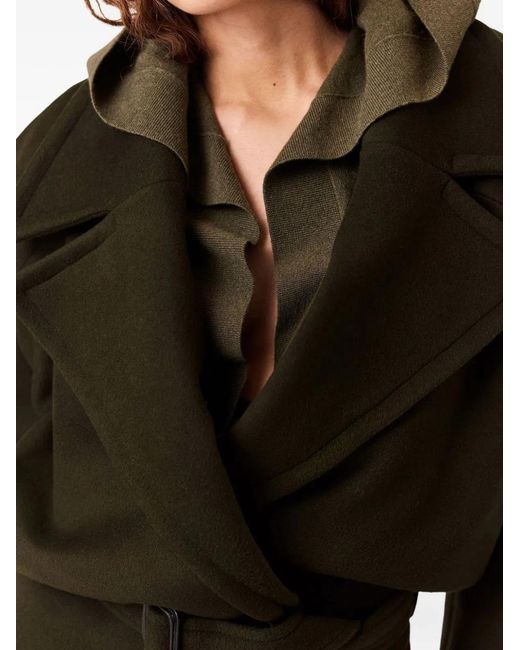 Stella McCartney Black Dark Wool Coat