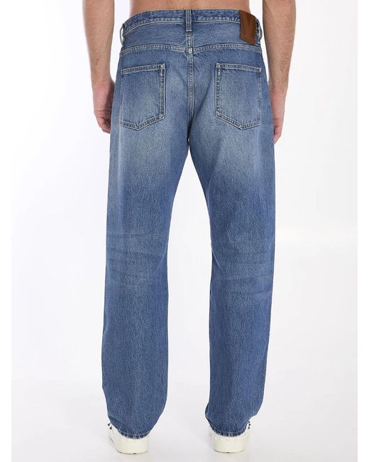 Valentino Garavani Blue Denim Trousers for men