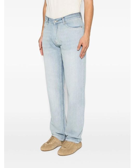 Emporio Armani Blue Slim Denim Jeans for men