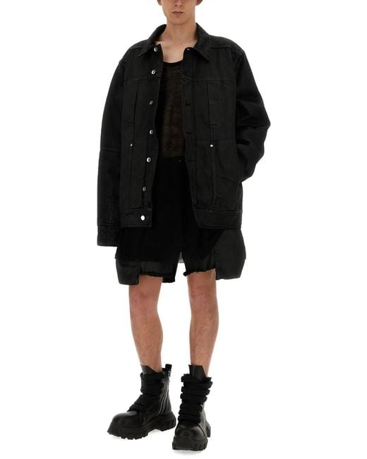 Rick Owens Black Knitted Tank Top for men