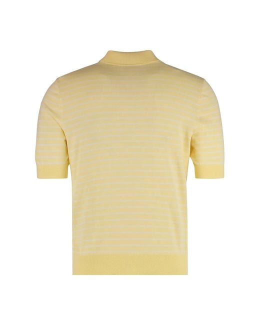 Céline Yellow Polo Shirt With Short Sleeves for men