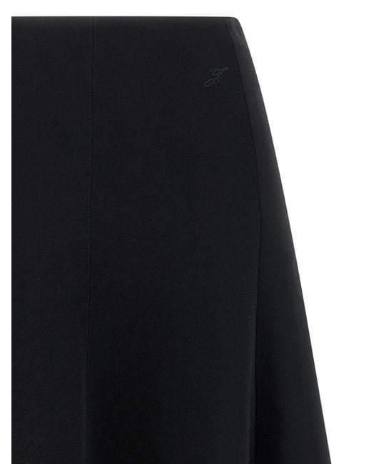 Jacquemus Black 'La Jupe Triangle' Skirt