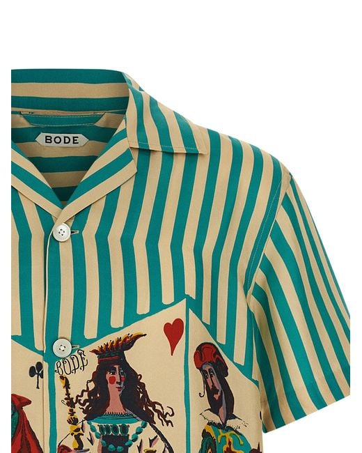 Bode Green 'Royals' Shirt for men