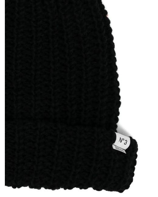 Maison Mihara Yasuhiro Black Bedwin Huge Beanie