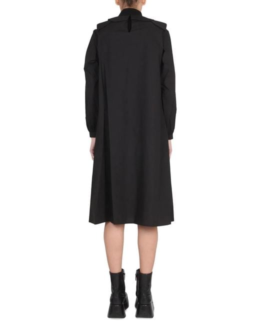 Raf Simons Black Relaxed Fit Shirt Dress