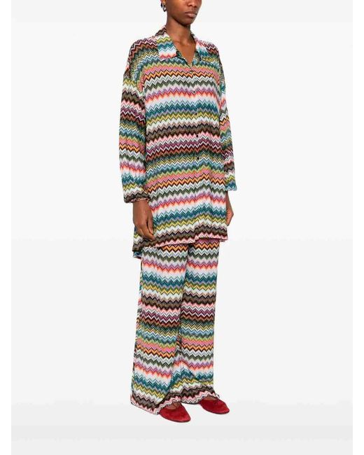 Missoni Gray Multicolour Viscose Top