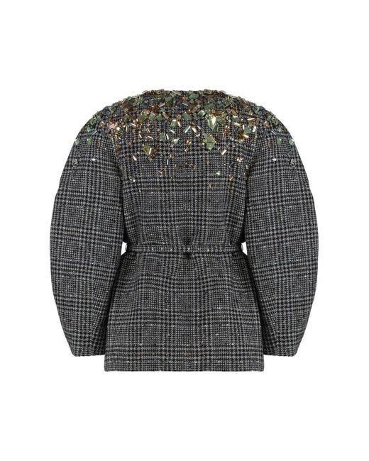 Fendi Gray Wool Tweed Jacket