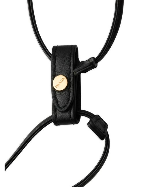 Prada Black Wish Re-Nylon Drawstring Pouch