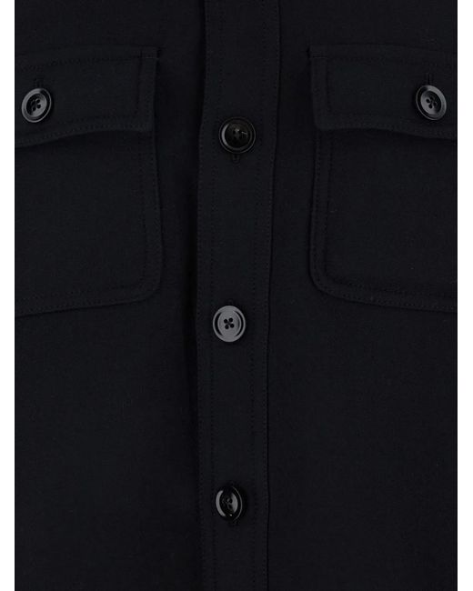 Tom Ford Blue Wool Sweater for men