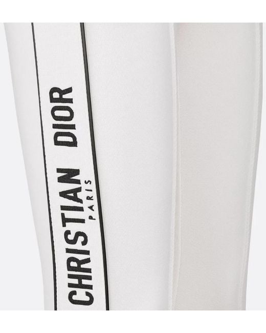 Dior White Polyamide Pants