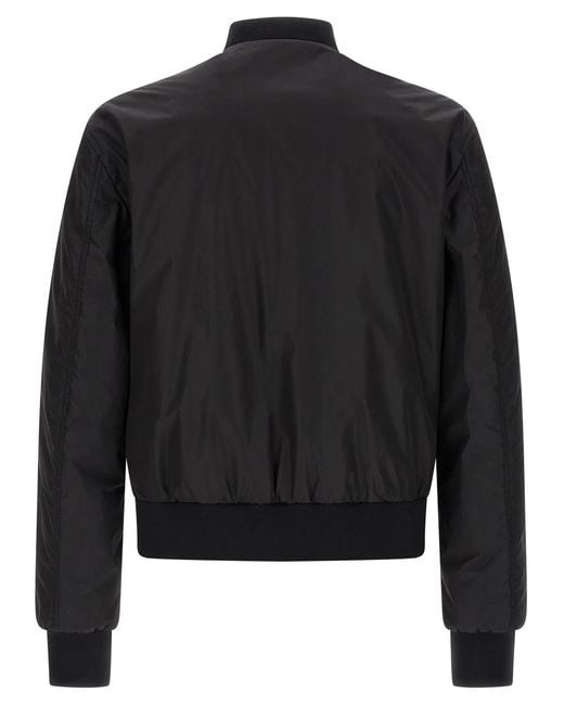 Dolce & Gabbana Black Dolce & Gabbana 'Dg' Patch Bomber Jacket for men