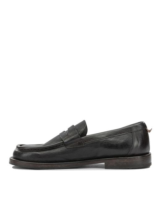 Moma Black "Idolo" Loafers for men