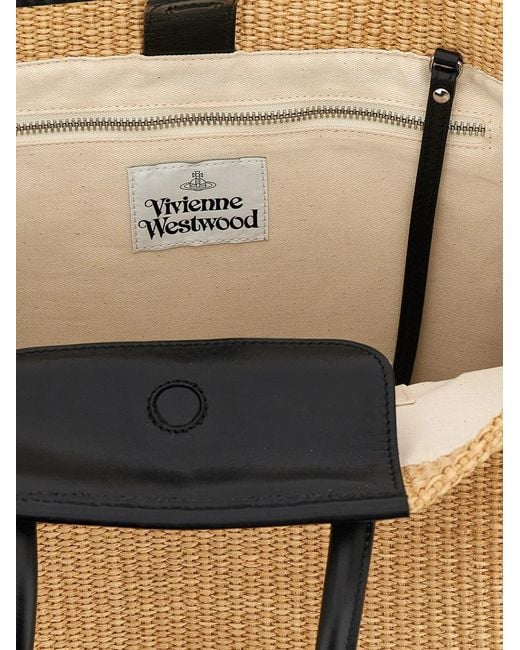 Vivienne Westwood Natural 'Troy' Shopping Bag