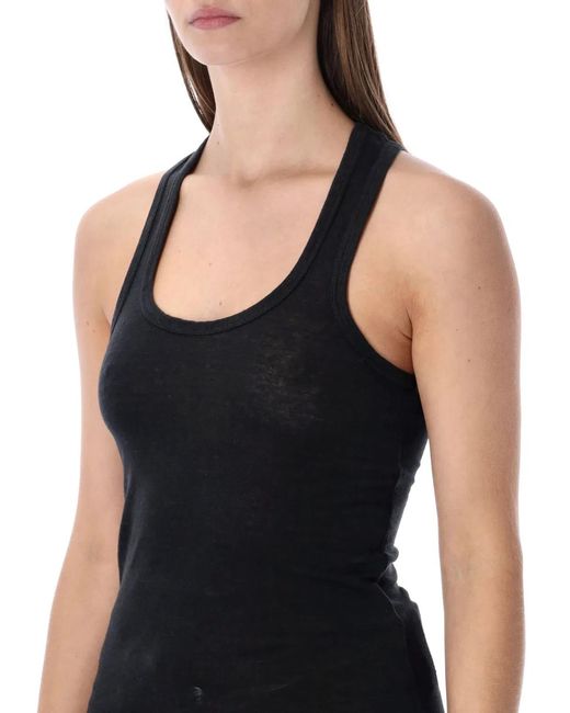Isabel Marant Black Isabel Marant Etoile Marant Étoile Thea Linen Tank