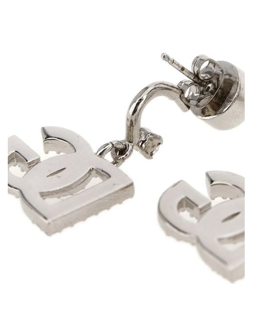 Dolce & Gabbana White Dolce & Gabbana 'Holiday' Earrings