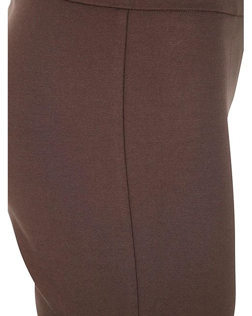 DR. HOPE Brown Gym Flare Trousers