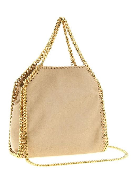 Stella McCartney Natural 'Falabella Mini' Shoulder Bag