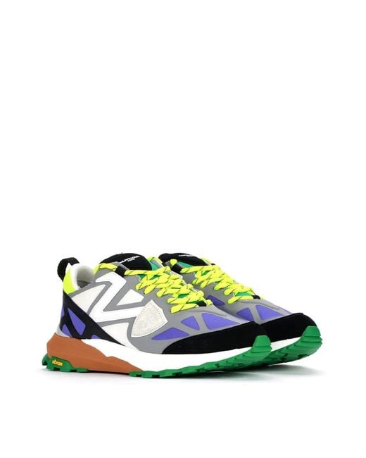 Philippe Model Blue Rockx Low Vibram Sole Sneakers for men