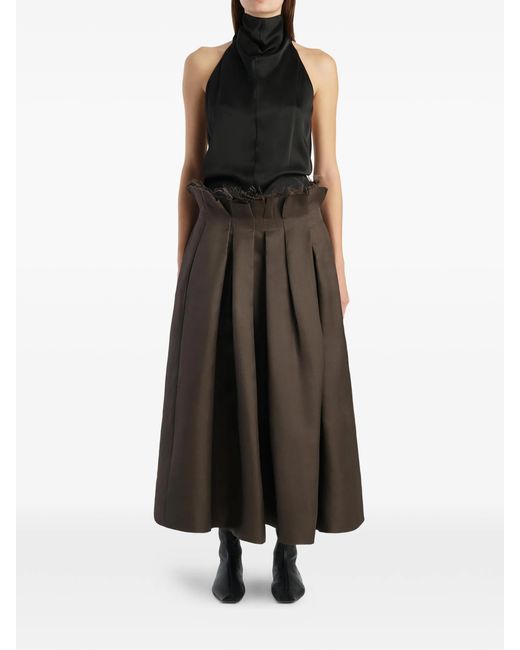 Khaite Black Rone Top