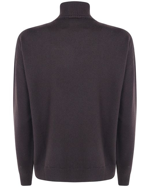 Drumohr Black Turtle Neck Sweater