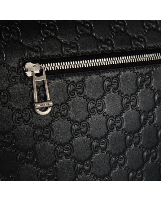 Gucci Black Shoulder Bag Gg Emblem Media for men