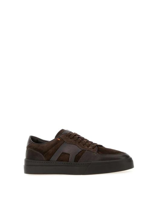 Santoni Black Sneaker for men
