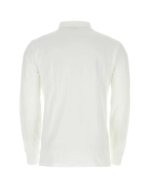 Polo Ralph Lauren White Cotton Sweater for men