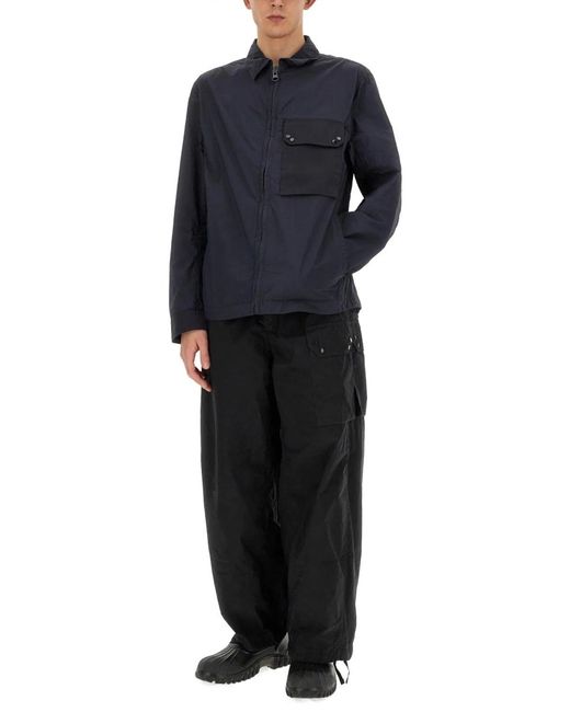 C P Company Blue Mid Layer Jacket for men