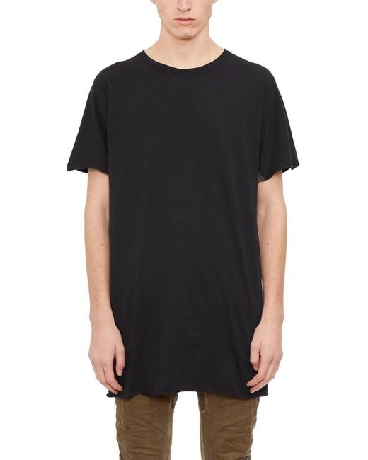 Boris Bidjan Saberi Black Cotton T-Shirt for men