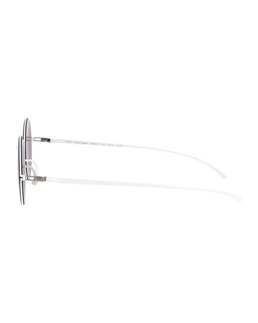 Mykita Gray Warmgrey Flash Nylon Sunglasses