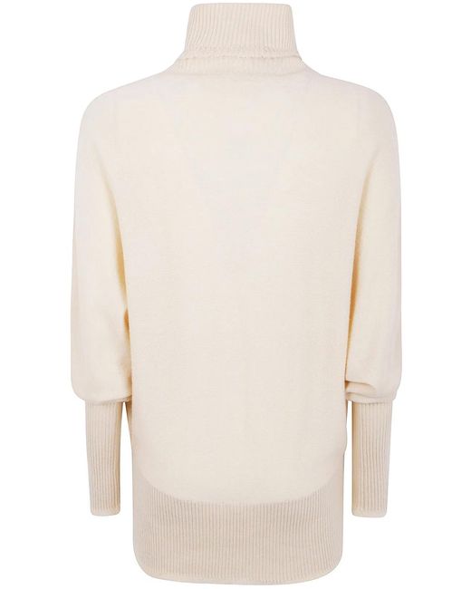 By Malene Birger White "Magosa" Turtle Neck Sweater