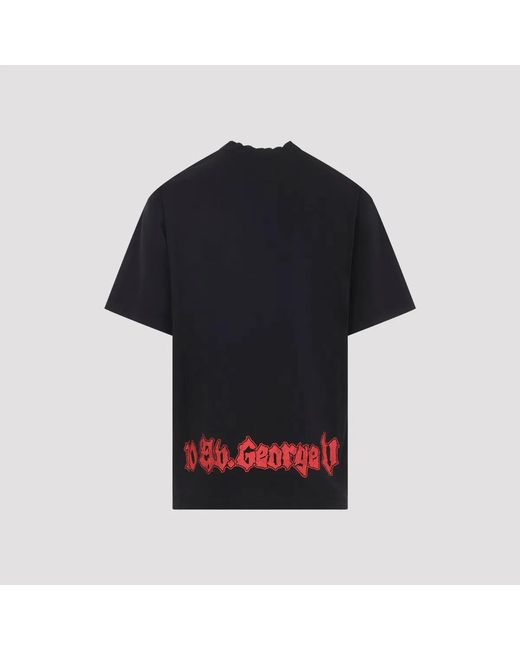 Balenciaga Black Medium Fit T-Shirt for men
