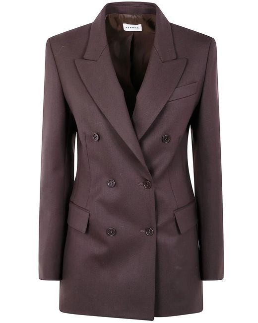 P.A.R.O.S.H. Brown Double Breasted Jacket