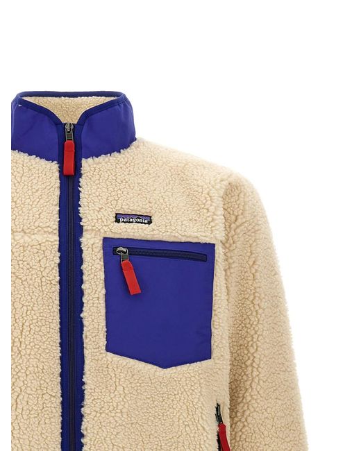 Patagonia Blue 'Retro-X' Jacket for men